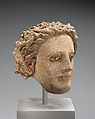 Terracotta head of a youth, Terracotta, Cypriot