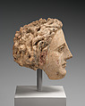 Terracotta head of a youth, Terracotta, Cypriot