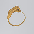Gold earring, Gold, Cypriot