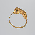 Gold earring, Gold, Cypriot