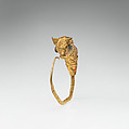Gold earring, Gold, Cypriot