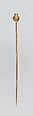 Gold pin with pomegranate head, Gold, Silver, Greek
