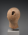 Terracotta head of a youth, Terracotta, Cypriot