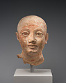 Terracotta head of a boy, Terracotta, Cypriot