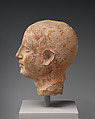 Terracotta head of a boy, Terracotta, Cypriot