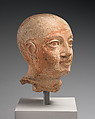 Terracotta head of a boy, Terracotta, Cypriot