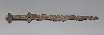 Iron sword with bronze hilt, Bronze, Iron, Roman, Gaul