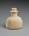 Alabaster flask with stopper, Calcite (alabaster), Cypriot
