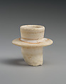 Alabaster flask with stopper, Calcite (alabaster), Cypriot