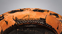 Terracotta column-krater (bowl for mixing wine and water), Attributed to the Lykomedes Painter, Terracotta, Greek, Attic