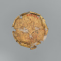 Gold roundel with stamped designs, Gold, Cypriot