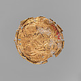 Gold roundel with stamped designs, Gold, Cypriot