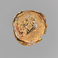 Gold roundel with stamped designs, Gold, Cypriot