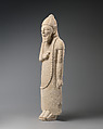 Limestone statuette of a male votary, Limestone, Cypriot