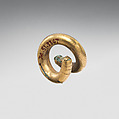 Gold and copper alloy spiral, Gold, bronze, Cypriot