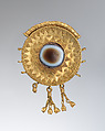 Pendant disc with bells, Gold, Cypriot