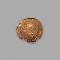 Gold roundel of bulbous form, Gold, Cypriot