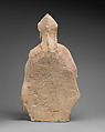 Limestone statue of a bearded warrior, Limestone, Cypriot