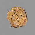 Gold roundel with stamped designs, Gold, Cypriot