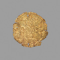 Gold roundel with stamped designs, Gold, Cypriot