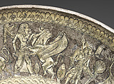 Silver-gilt bowl, Gilt silver, Cypriot