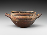 Skyphos, Terracotta, Greek, Attic