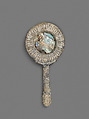 Glass mirror with lead frame, Lead, Glass, Roman
