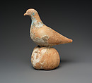 Terracotta dove on a pomegranate, Terracotta, East Greek