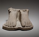 Feet on a plinth, Terracotta, Cypriot