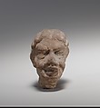 Terracotta head of an old woman, Terracotta, Greek, Asia Minor, Smyrna