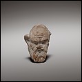 Head of Silenos, Terracotta, Cypriot