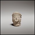 Head of a boy, Terracotta, Cypriot