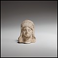 Female head, Terracotta, Cypriot