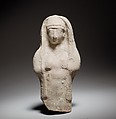 Standing female figurine, Terracotta, Cypriot