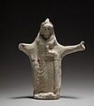 Terracotta statuette of a woman from a ring dance, Terracotta, Cypriot