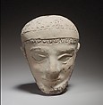 Terracotta head of a man, Terracotta, Cypriot