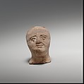 Male head, Terracotta, Cypriot