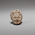 Head of a comic figurine, Terracotta, Cypriot