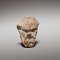 Head of Silenos, Terracotta, Cypriot