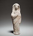 Standing female figurine, Terracotta, Cypriot