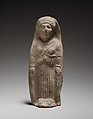 Standing female figurine, Terracotta, Cypriot