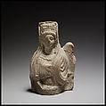 Terracotta statuette of a seated goddess, Terracotta, Cypriot