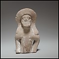 Terracotta statuette fragment of a male votary, Terracotta, Cypriot