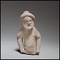 Terracotta statuette fragment of a male votary, Terracotta, Cypriot