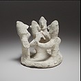 Terracotta statuette of a ring dance, Terracotta, Cypriot