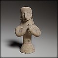 Standing male lyre player, Terracotta, Cypriot