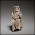 Seated female figurine, Terracotta, Cypriot