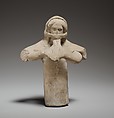 Standing female flute player, Terracotta, Cypriot