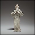 Standing female flute player, Terracotta, Cypriot