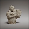 Standing female kithara player, Terracotta, Cypriot